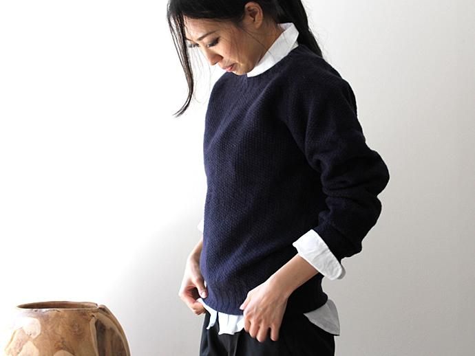 84231291 BRICK / Moss Crue クルーネックセーター(全2色) 02