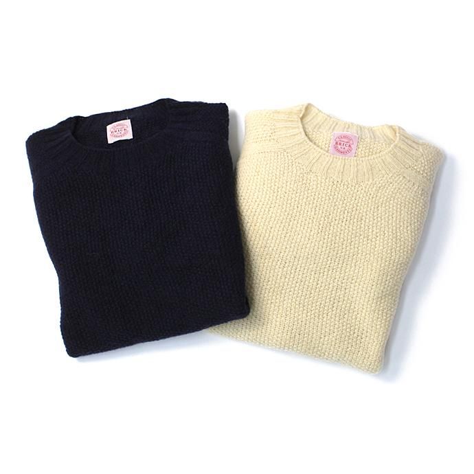 84231291 BRICK / Moss Crue クルーネックセーター(全2色) 02