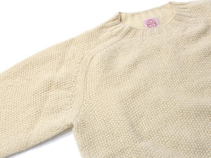 84231291 BRICK / Moss Crue クルーネックセーター(全2色) 02