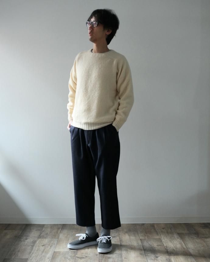84231291 BRICK / Moss Crue クルーネックセーター(全2色) 02