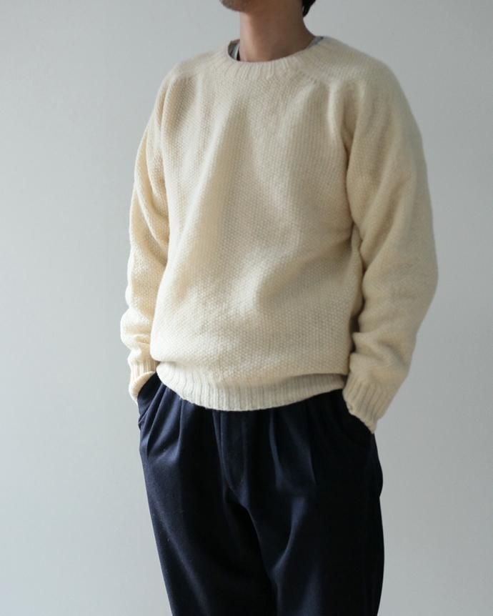 84231291 BRICK / Moss Crue クルーネックセーター(全2色) 02