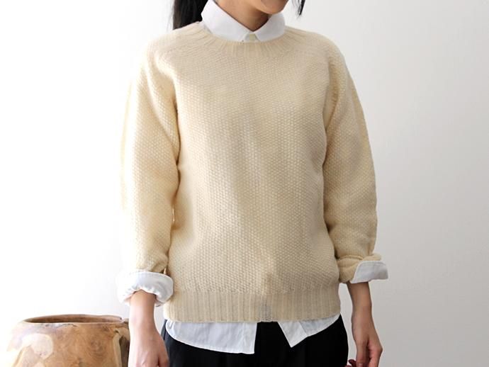 84231291 BRICK / Moss Crue クルーネックセーター(全2色) 02