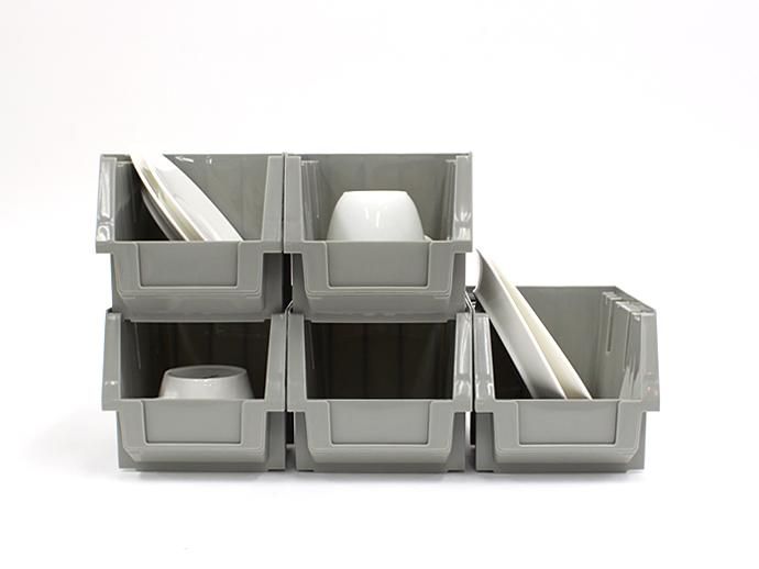 86600045 TRUSCO / VN型コンテナ M(1.8L)VN-2N-GY グレー 02