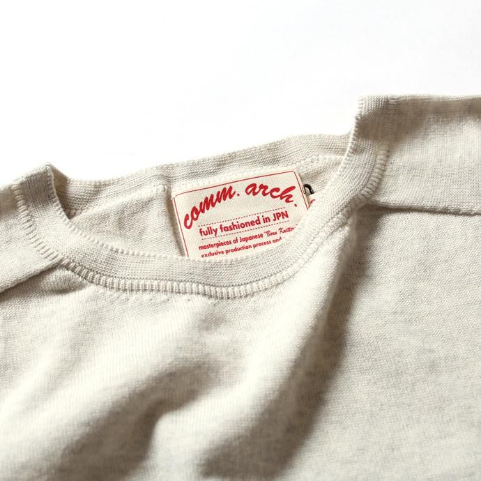 87161651 comm. arch. / ホールガーメント ニットTシャツ Whole Garment Knitted Tee - 全5色 02