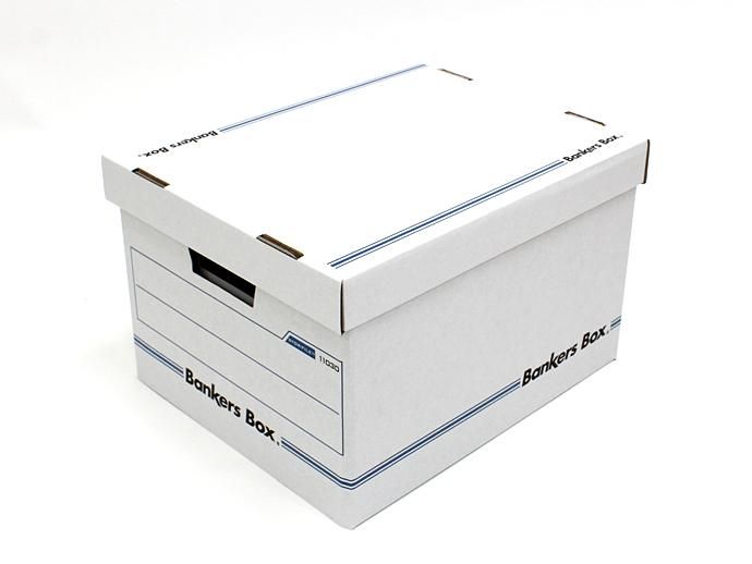 Other Brands Fellowes / バンカーズボックス ベーシックシリーズ 3個セット - ホワイト/ブルー 02