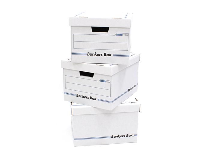 Other Brands Fellowes / バンカーズボックス ベーシックシリーズ 3個セット - ホワイト/ブルー 02