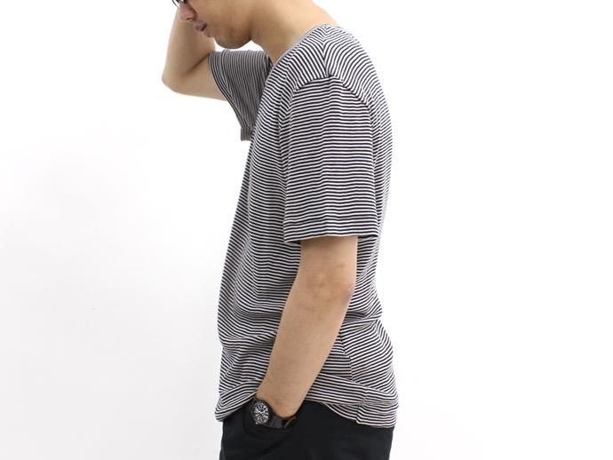 smoothday(スムースデイ) 60/1 テクノラマスムース ボーダークルーネックTシャツ<img class='new_mark_img2' src='//img.shop-pro.jp/img/new/icons47.gif' style='border:none;display:inline;margin:0px;padding:0px;width:auto;' /> 02