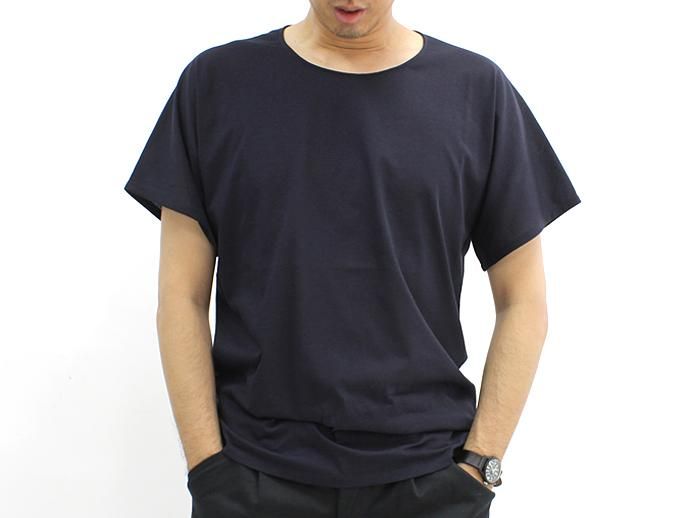 smoothday smoothday / テクノラマ ユニセックス変形Tシャツ - ネイビー 1505T012-035<img class='new_mark_img2' src='//img.shop-pro.jp/img/new/icons47.gif' style='border:none;display:inline;margin:0px;padding:0px;width:auto;' /> 02