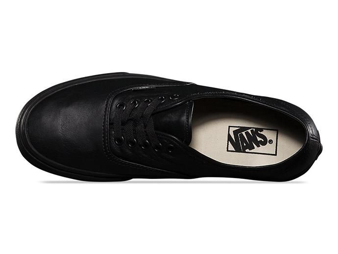 91727772 VANS / Premium Leather Authentic Decon - Black/Black 02