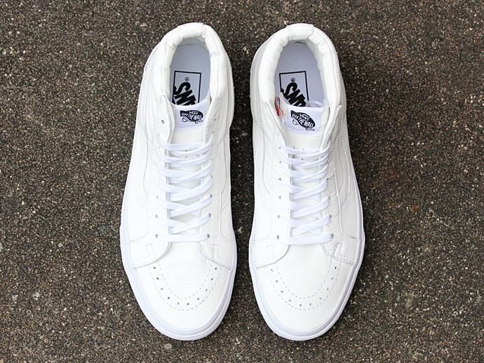 VANS Premium Leather SK8-Hi Reissue - True White 02