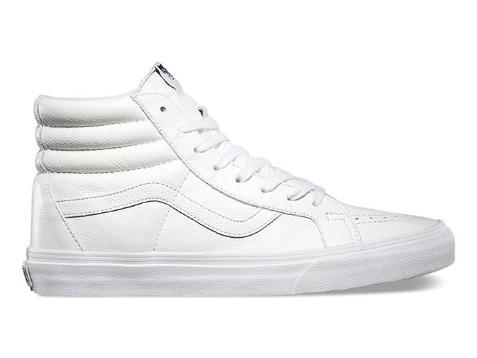 VANS Premium Leather SK8-Hi Reissue - True White 02
