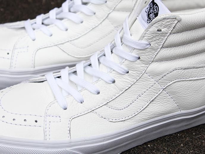 VANS Premium Leather SK8-Hi Reissue - True White 02