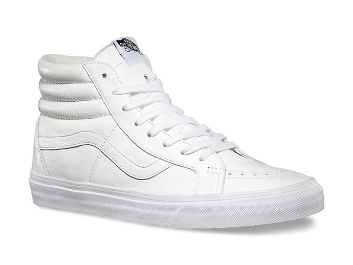 VANS Premium Leather SK8-Hi Reissue - True White 02