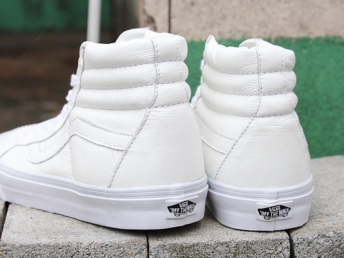 VANS Premium Leather SK8-Hi Reissue - True White 02