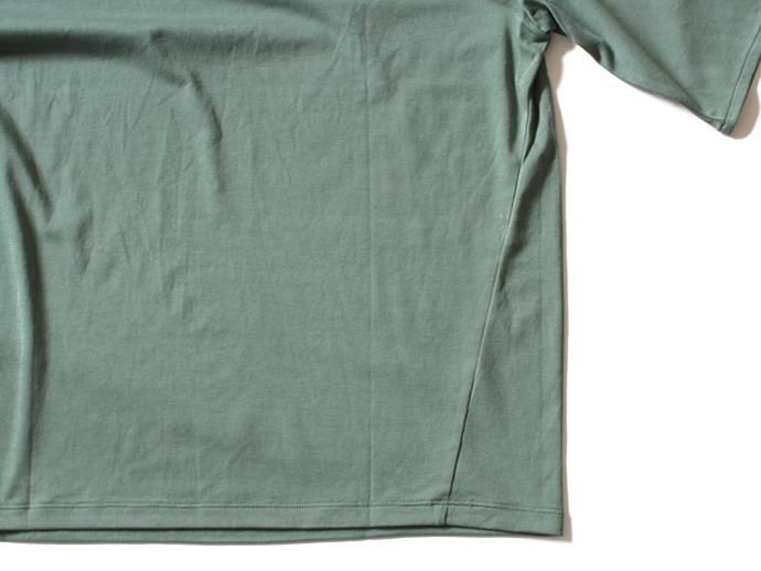 smoothday(スムースデイ) 100/1 ディオラマスムース オーバーサイズTシャツ - グリーン 1507T029-040 #2<img class='new_mark_img2' src='//img.shop-pro.jp/img/new/icons47.gif' style='border:none;display:inline;margin:0px;padding:0px;width:auto;' /> 02