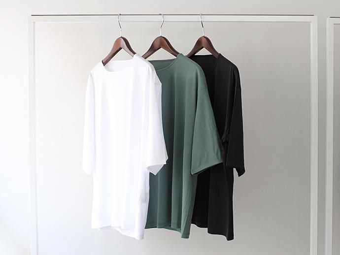 smoothday(スムースデイ) 100/1 ディオラマスムース オーバーサイズTシャツ - ブラック<img class='new_mark_img2' src='//img.shop-pro.jp/img/new/icons47.gif' style='border:none;display:inline;margin:0px;padding:0px;width:auto;' /> 02