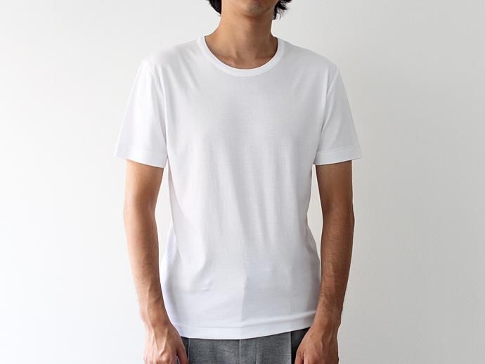 92390105 smoothday / 100/1 ディオラマスムース クルーネックTシャツ - ホワイト 1507T008-040 #1<img class='new_mark_img2' src='//img.shop-pro.jp/img/new/icons47.gif' style='border:none;display:inline;margin:0px;padding:0px;width:auto;' /> 02