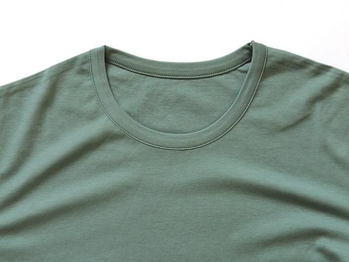 smoothday(スムースデイ) 100/1 ディオラマスムース クルーネックTシャツ - グリーン 1507T008-040 #2<img class='new_mark_img2' src='//img.shop-pro.jp/img/new/icons47.gif' style='border:none;display:inline;margin:0px;padding:0px;width:auto;' /> 02