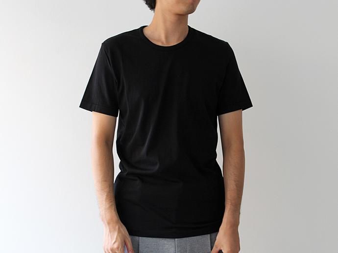 92409951 smoothday / 80/2 テクノラマ天竺 クルーネックTシャツ - ブラック 1507T008-039 #2<img class='new_mark_img2' src='//img.shop-pro.jp/img/new/icons47.gif' style='border:none;display:inline;margin:0px;padding:0px;width:auto;' /> 02