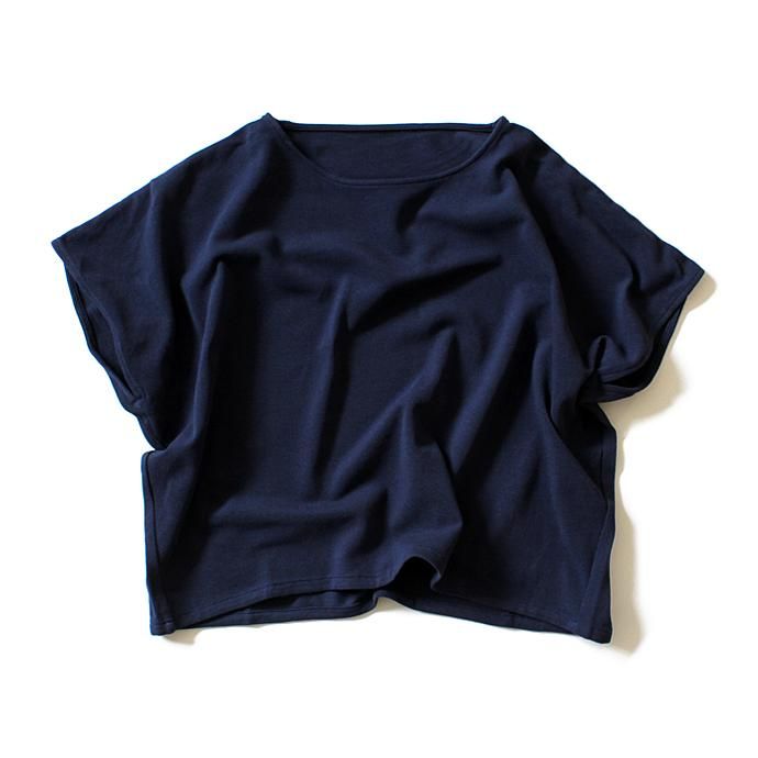 92412509 smoothday / 80/1 ディオラマ鹿の子 レディースプルオーバー - ネイビー 1507T016-026 #1<img class='new_mark_img2' src='//img.shop-pro.jp/img/new/icons47.gif' style='border:none;display:inline;margin:0px;padding:0px;width:auto;' /> 01