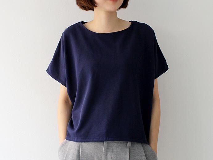 92412509 smoothday / 80/1 ディオラマ鹿の子 レディースプルオーバー - ネイビー 1507T016-026 #1<img class='new_mark_img2' src='//img.shop-pro.jp/img/new/icons47.gif' style='border:none;display:inline;margin:0px;padding:0px;width:auto;' /> 02