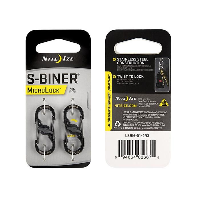92535237 NITE-IZE / S-Biner MicroLock(Sバイナー・マイクロロック)2個セット - 全2色<img class='new_mark_img2' src='//img.shop-pro.jp/img/new/icons47.gif' style='border:none;display:inline;margin:0px;padding:0px;width:auto;' /> 01