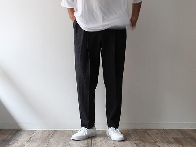 smoothday(スムースデイ) メンズ メルトンビッグタックパンツ - トップチャコール 1507P050-015 #2<img class='new_mark_img2' src='//img.shop-pro.jp/img/new/icons47.gif' style='border:none;display:inline;margin:0px;padding:0px;width:auto;' /> 02