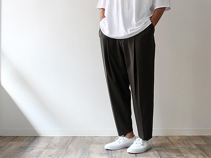 smoothday(スムースデイ) メンズ ビッグタックパンツ - ダークオリーブ 1507P050-016 #1<img class='new_mark_img2' src='//img.shop-pro.jp/img/new/icons47.gif' style='border:none;display:inline;margin:0px;padding:0px;width:auto;' /> 02