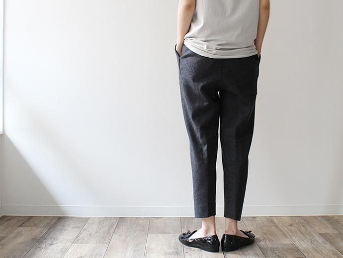 92548667 smoothday / ウィメンズ メルトンビッグタックパンツ - トップチャコール 1507P002-015 #2<img class='new_mark_img2' src='//img.shop-pro.jp/img/new/icons47.gif' style='border:none;display:inline;margin:0px;padding:0px;width:auto;' /> 02