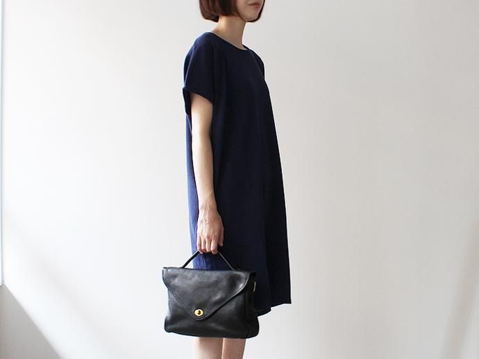 smoothday(スムースデイ) 80/1 ディオラマ鹿の子ワンピース - ネイビー 1507O005-026<img class='new_mark_img2' src='//img.shop-pro.jp/img/new/icons47.gif' style='border:none;display:inline;margin:0px;padding:0px;width:auto;' /> 02