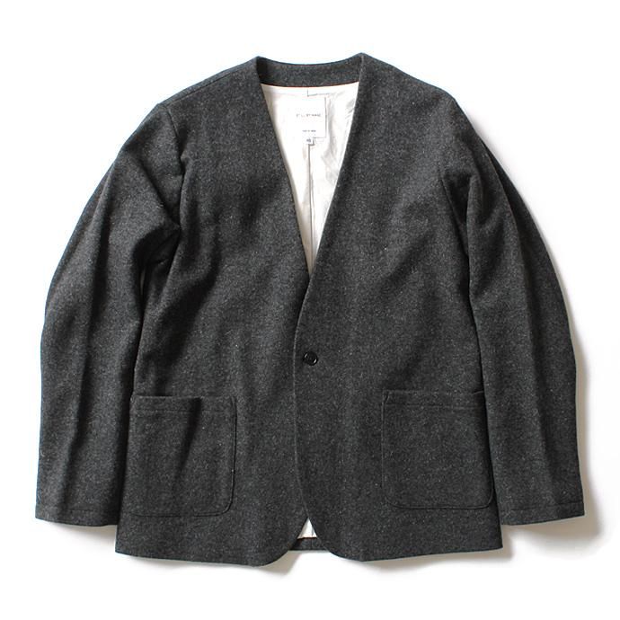 STILL BY HAND ノーカラー カットソージャケット CS0753 - チャコールグレー<img class='new_mark_img2' src='//img.shop-pro.jp/img/new/icons47.gif' style='border:none;display:inline;margin:0px;padding:0px;width:auto;' /> 01