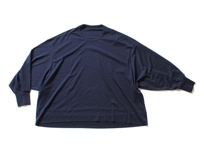 smoothday(スムースデイ) ユニセックス 100/1 ディオラマスムース ドルマンスリーブTシャツ - ネイビー 1507T003-040 #3<img class='new_mark_img2' src='//img.shop-pro.jp/img/new/icons47.gif' style='border:none;display:inline;margin:0px;padding:0px;width:auto;' /> 02