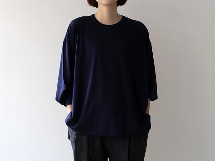 smoothday(スムースデイ) ユニセックス 100/1 ディオラマスムース ドルマンスリーブTシャツ - ネイビー 1507T003-040 #3<img class='new_mark_img2' src='//img.shop-pro.jp/img/new/icons47.gif' style='border:none;display:inline;margin:0px;padding:0px;width:auto;' /> 02