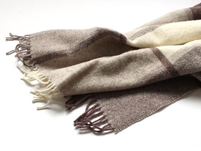 92964725 TWEEDMILL / ウール ブロックチェックブランケット - ブラウン<img class='new_mark_img2' src='//img.shop-pro.jp/img/new/icons47.gif' style='border:none;display:inline;margin:0px;padding:0px;width:auto;' /> 02