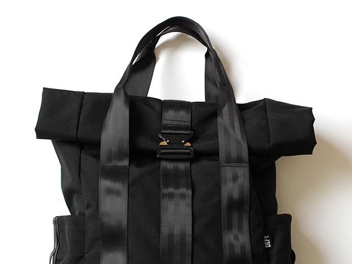 DEFY VerBockel Rolltop Backpack - Black Cordura ロールトップバックパック コーデュラナイロン ブラック<img class='new_mark_img2' src='//img.shop-pro.jp/img/new/icons47.gif' style='border:none;display:inline;margin:0px;padding:0px;width:auto;' /> 02