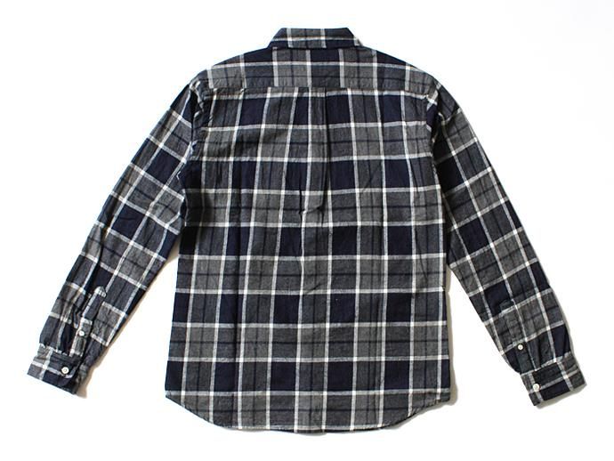 Other Brands FOB FACTORY / インディゴチェック フランネルBDシャツ F3372 全2色<img class='new_mark_img2' src='//img.shop-pro.jp/img/new/icons47.gif' style='border:none;display:inline;margin:0px;padding:0px;width:auto;' /> 02