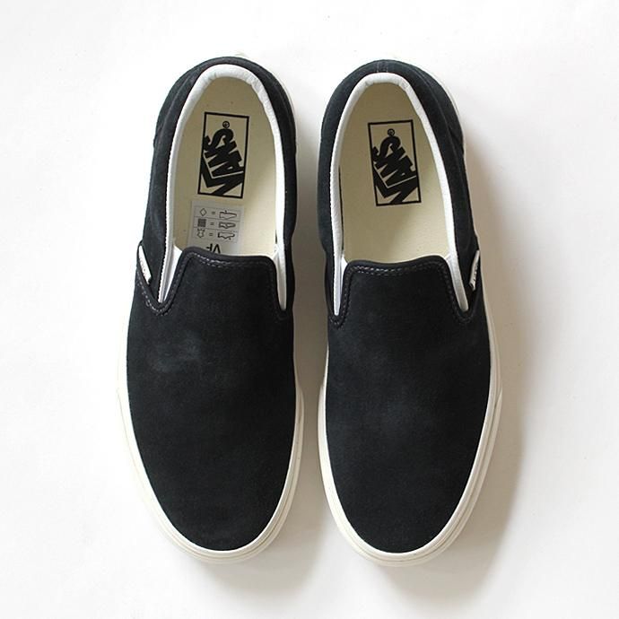 93664716 VANS / Vintage Suede Slip-On - Blue Graphite/Blanc<img class='new_mark_img2' src='//img.shop-pro.jp/img/new/icons47.gif' style='border:none;display:inline;margin:0px;padding:0px;width:auto;' /> 01