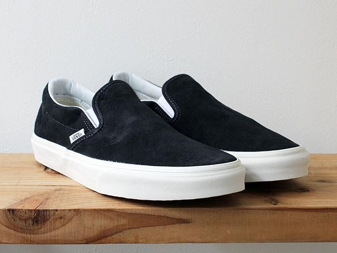93664716 VANS / Vintage Suede Slip-On - Blue Graphite/Blanc<img class='new_mark_img2' src='//img.shop-pro.jp/img/new/icons47.gif' style='border:none;display:inline;margin:0px;padding:0px;width:auto;' /> 02