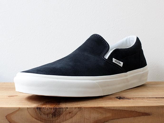 93664716 VANS / Vintage Suede Slip-On - Blue Graphite/Blanc<img class='new_mark_img2' src='//img.shop-pro.jp/img/new/icons47.gif' style='border:none;display:inline;margin:0px;padding:0px;width:auto;' /> 02