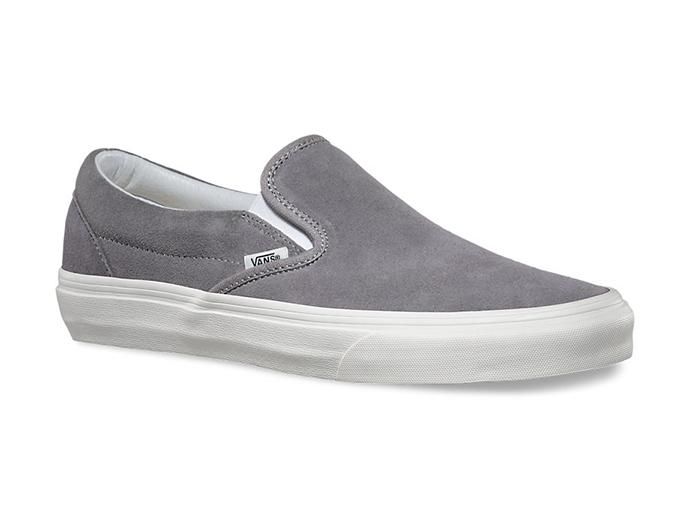 VANS Vintage Suede Slip-On - Frost Gray/Blanc<img class='new_mark_img2' src='//img.shop-pro.jp/img/new/icons47.gif' style='border:none;display:inline;margin:0px;padding:0px;width:auto;' /> 02