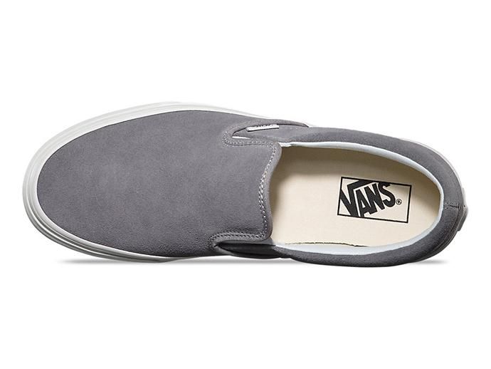 VANS Vintage Suede Slip-On - Frost Gray/Blanc<img class='new_mark_img2' src='//img.shop-pro.jp/img/new/icons47.gif' style='border:none;display:inline;margin:0px;padding:0px;width:auto;' /> 02