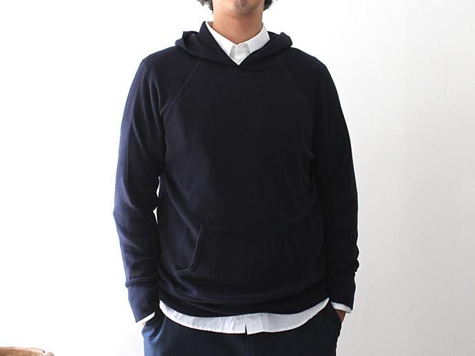 Other Brands Baxter Ratcliff / ウール ハイゲージニットパーカー L/S Hood Wool Sweater Flatlock 全2色 02