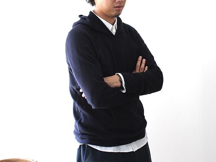 Other Brands Baxter Ratcliff / ウール ハイゲージニットパーカー L/S Hood Wool Sweater Flatlock 全2色 02