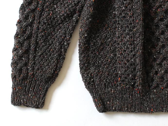 94051611 H. ROBINSON KNITTING / Hand Knitted Cable P/O ハンドニットケーブル編みプルオーバー - Blackpool 02