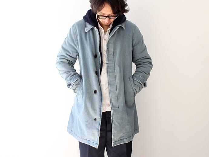 Other Brands FOB FACTORY / Denim Trench Coat デニム ステンカラーコート F2326<img class='new_mark_img2' src='//img.shop-pro.jp/img/new/icons47.gif' style='border:none;display:inline;margin:0px;padding:0px;width:auto;' /> 02