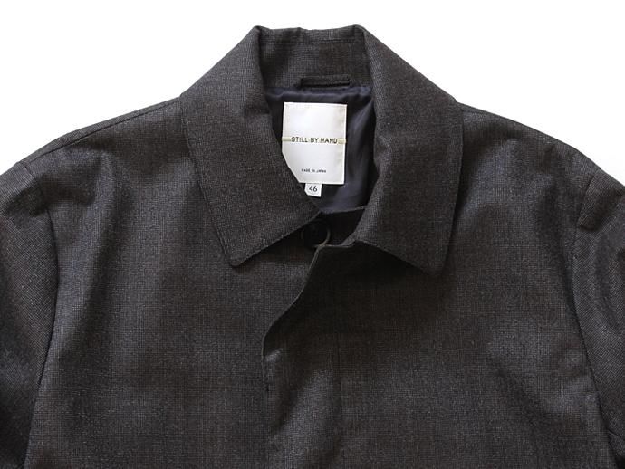 STILL BY HAND オリジナルボンディング素材 ステンカラーコート CO0154 全3色 02