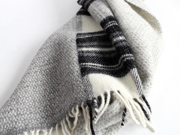 TWEEDMILL TWEEDMILL / ウール 別注マルチパターンブランケット 全2色<img class='new_mark_img2' src='//img.shop-pro.jp/img/new/icons47.gif' style='border:none;display:inline;margin:0px;padding:0px;width:auto;' /> 02