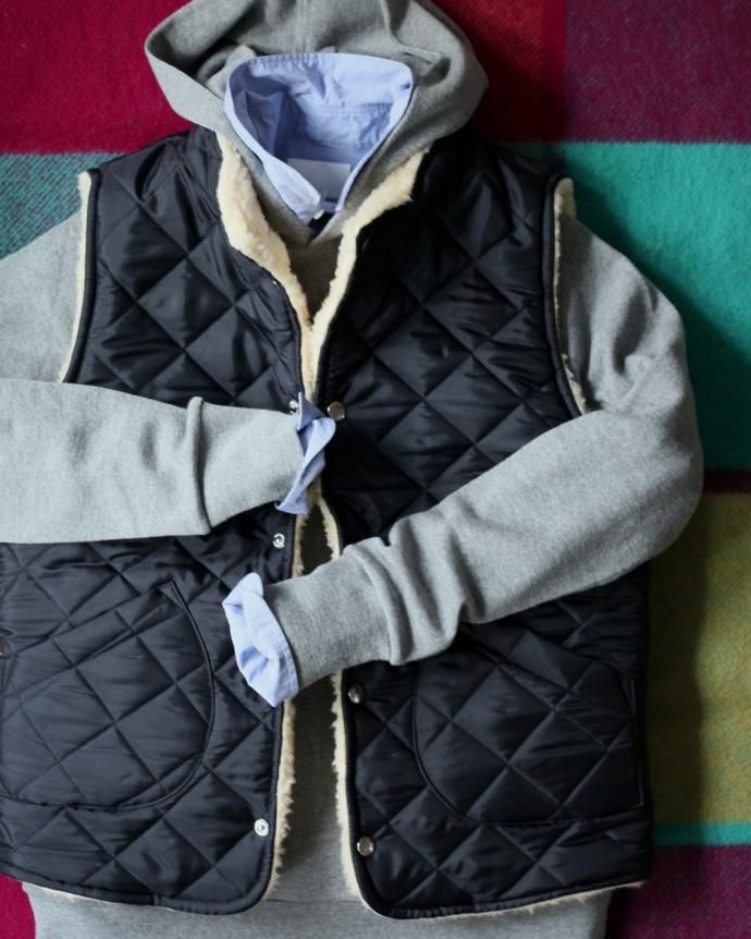 Other Brands Beaver of Bolton(ビーバー・オブ・ボルトン) / キルティング リバーシブルベスト 全2色<img class='new_mark_img2' src='//img.shop-pro.jp/img/new/icons47.gif' style='border:none;display:inline;margin:0px;padding:0px;width:auto;' /> 02