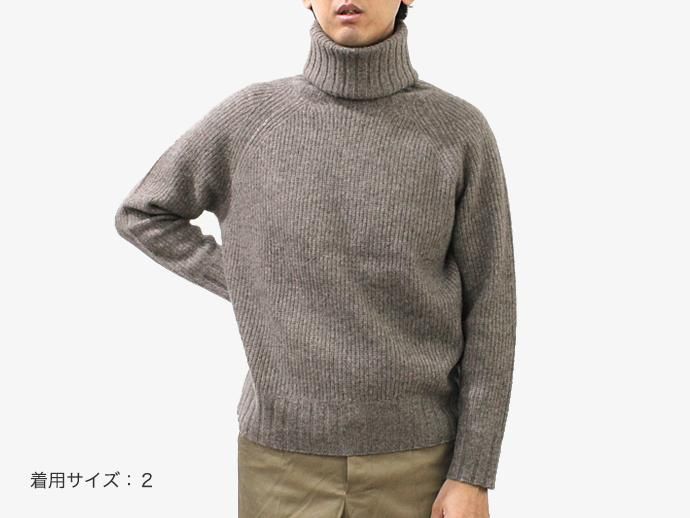 smoothday(スムースデイ) ユニセックス ヤクニット ハイネックプルオーバーセーター - モカ 1510K001-043 #1<img class='new_mark_img2' src='//img.shop-pro.jp/img/new/icons47.gif' style='border:none;display:inline;margin:0px;padding:0px;width:auto;' /> 02