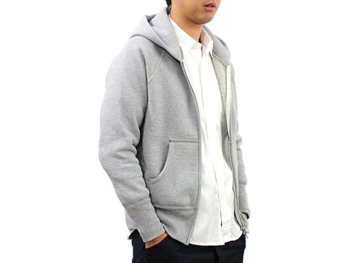 smoothday(スムースデイ) ユニセックス 綿ウール パイル裏毛 ダブルジップパーカー - トップグレー 1510T032-044 #1<img class='new_mark_img2' src='//img.shop-pro.jp/img/new/icons47.gif' style='border:none;display:inline;margin:0px;padding:0px;width:auto;' /> 02